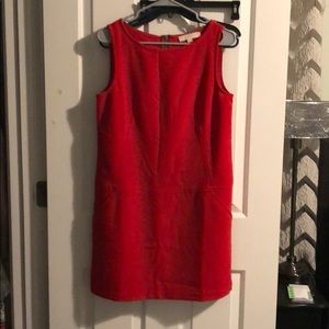 Loft dress size 8 red dress